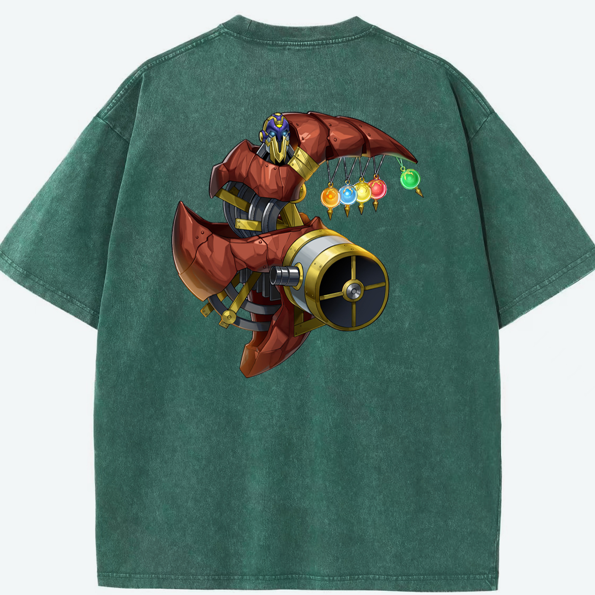 （画像用） 遊☆戯☆王 Yu-Gi-Oh! 綿100% ヴィンテージ風 半袖Tシャツ（背面プリント）